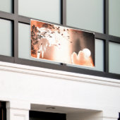 KONIJN & MAAN JAPANSE PRINT VOOR KINDEREN Banner (Buitenkant Gebouw)