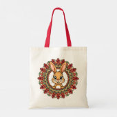 Konijn Mandala Tote Bag (Achterkant)