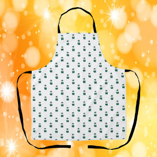 Konijn Marching Band klarinet groen goud Schort