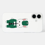 Konijn Marching Band Klarinet Groen Wit Case-Mate iPhone Case (Achterkant (horizontaal))