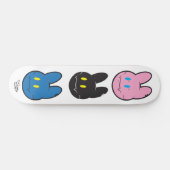 Konijn Mascotte Skateboard (Horizontaal)