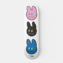 Konijn Mascotte Skateboard