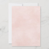 Konijn Meisje Baby Shower  Woordzoekspel Kaart (Achterkant)