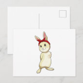 Konijn met Bandana Briefkaart (Voorkant / Achterkant)