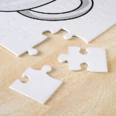 Konijn met beker koffie legpuzzel (Zijkant)