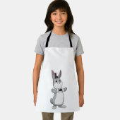 Konijn met bovenhoed en stropdas schort (Insitu)