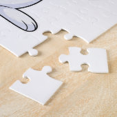 Konijn met Daisy Legpuzzel (Zijkant)