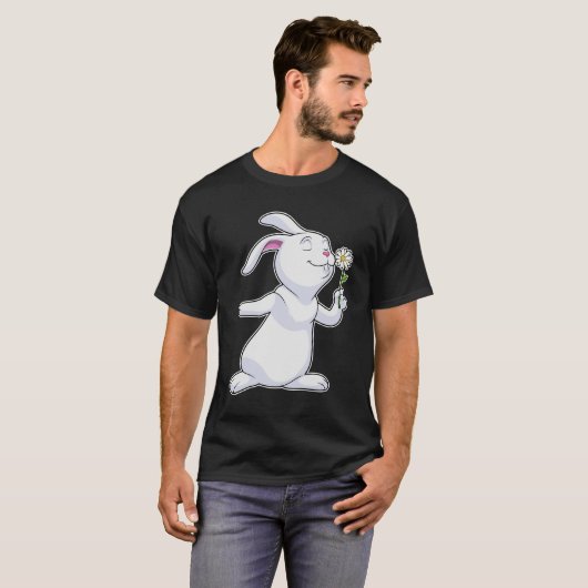 Konijn met Daisy T-shirt (Voorkant volledig)