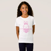 Konijn_met_een_hart T-shirt (Voorkant volledig)