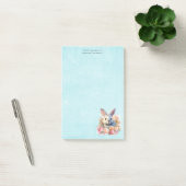 Konijn met een krans van rozen Schattig Post-it® Notes (Kantoor)