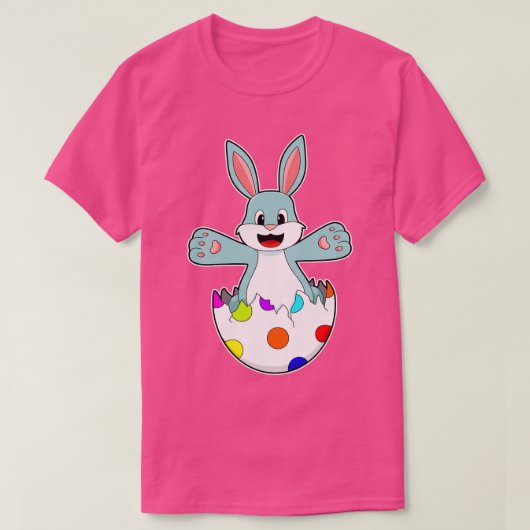 Konijn met Ei 2 T-shirt (Design voorkant)