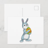 Konijn met ei briefkaart (Voorkant / Achterkant)