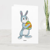 Konijn met eieren kaart (Achterkant)