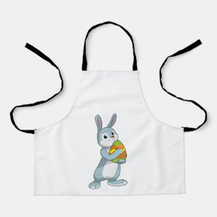 Konijn met eieren schort