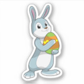 Konijn met eieren sticker (Voorkant)