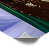 Konijn met groene kleren | AI Art Poster (Hoek)