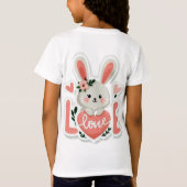 Konijn met Hart T-shirt (Achterkant)