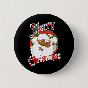Konijn Met Kersttrui Xmas Konijn Kerstmis Ronde Button 5,7 Cm