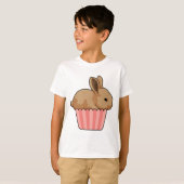 Konijn met Muffin T-shirt (Voorkant volledig)