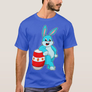 Konijn met paasei t-shirt