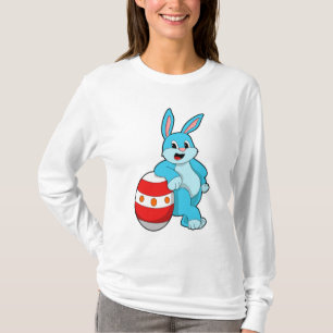 Konijn met paasei t-shirt