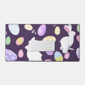 Konijn met paaseieren bureaumat (Keyboard & Muis)