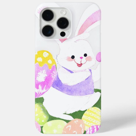 Konijn met paaseieren Case-Mate iPhone case (Achterkant)