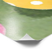 Konijn met paaseieren foto afdruk (Hoek)