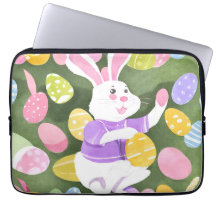 Konijn met paaseieren