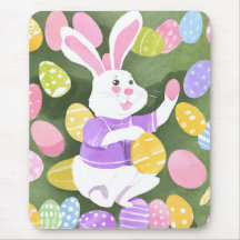 Konijn met paaseieren