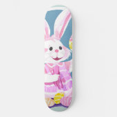 Konijn met paaseieren persoonlijk skateboard (Voorkant)