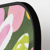 Konijn met paaseieren pickleball paddle (Links Detail)