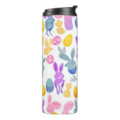 Konijn met paaseieren thermosbeker (Gedraaid links)