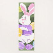 Konijn met paaseieren yogamat (Achterkant)