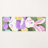 Konijn met paaseieren yogamat (Voorkant (horizontaal))