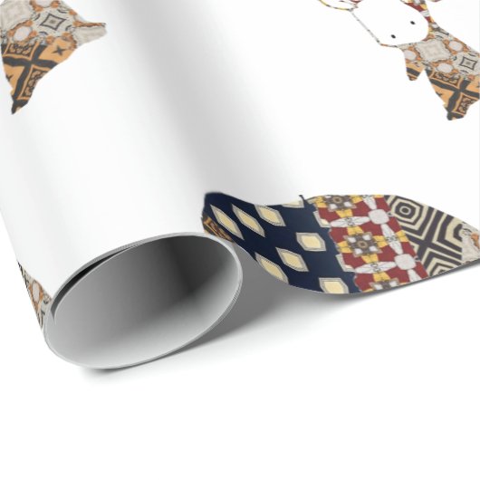 Konijn met paraplu inpakpapier (Rol Hoek)