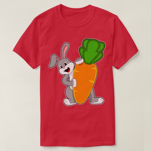 Konijn met rot 5 t-shirt (Design voorkant)