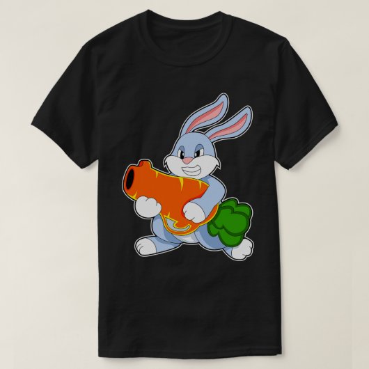 Konijn met rot 8 t-shirt (Design voorkant)