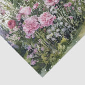 Konijn met roze jasje met eigen naam  tissuepapier (Detail)