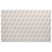 konijn met rozen en doilies stof (Yard (91,4 cm))