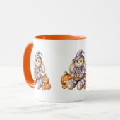 Konijn met Snoep, Halloween, Auteur Natasha Us Mok (Voorkant links)