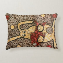 Konijn met visstoffencollage