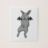 Konijn met vleugelvleugel legpuzzel (Verticaal)