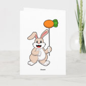Konijn met wortel als ballon.PNG Kaart (Achterkant)