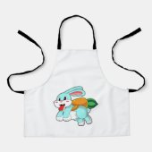 Konijn met wortel als Rocket Schort (Voorkant)