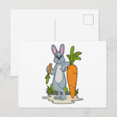 Konijn met Wortel Briefkaart (Voorkant / Achterkant)