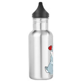 Konijn met wortel en hart waterfles (Links)