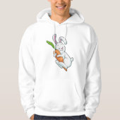 Konijn met wortel hoodie (Voorkant)