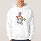 Konijn met wortel hoodie (Voorkant)