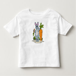 Konijn met wortel kinder shirts